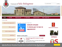 Tablet Screenshot of comune.sala-bolognese.bo.it